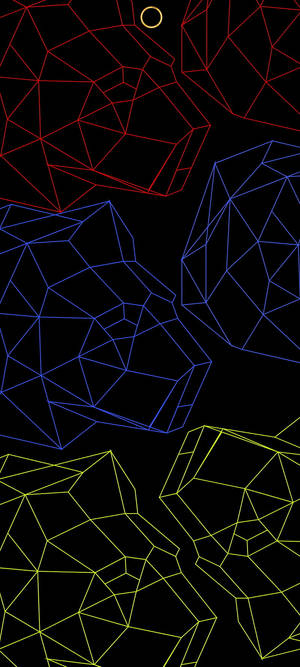 Samsung A71 3D Polygoner — Honor Play 80 Pro Wallpapers