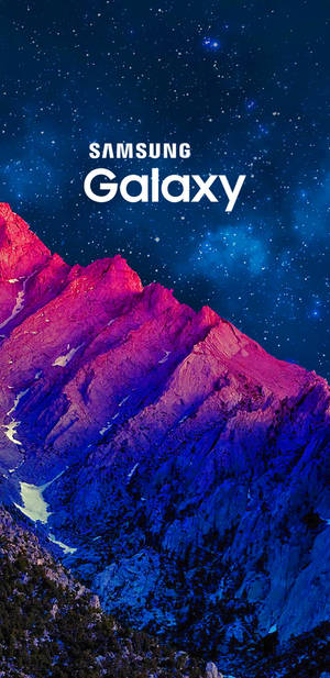 Samsung Galaxy J6 oplyser skumringsbjergtoppene — Samsung galaxy Wallpapers