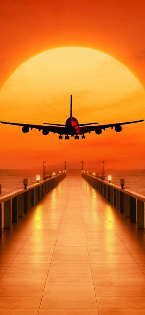 Samsung Galaxy S22 flyrejse-baggrundsbillede