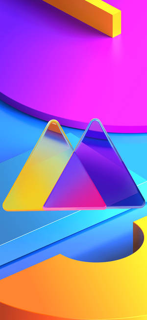 Samsung Mobile Abstrakte Former — Galaxy S24 Wallpapers
