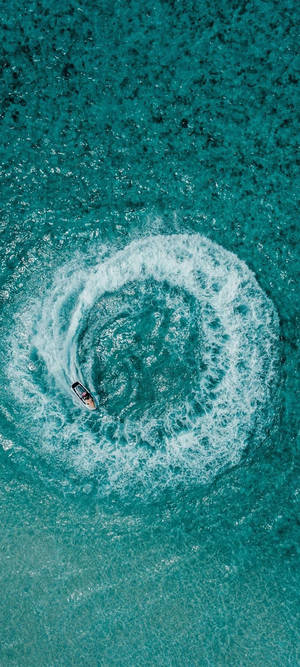 Samsung S21 Ultra speedbåd cirkel tapet — Pixel 11 Wallpapers