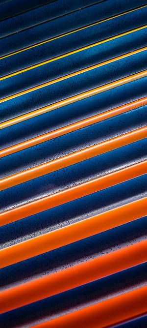 Samsung S21 Ultra orange blå diagonal tapet — Oppo F29 Pro Wallpapers