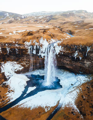 Seljalandsfoss Island Cool iPad — iPad Pro Wallpapers