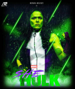 She Hulk Ronda Rousey baggrund — Galaxy Z Fold Wallpapers