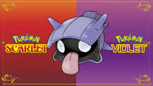 Shellder Scarlet Violet Baggrund
