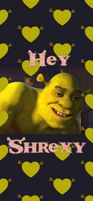 Shrek hey Shrexy baggrundsbillede — iPhone 13 Mini Wallpapers