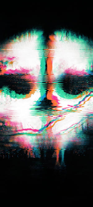 Sick Phone Trippy Skull — Galaxy S25 Edge Wallpapers
