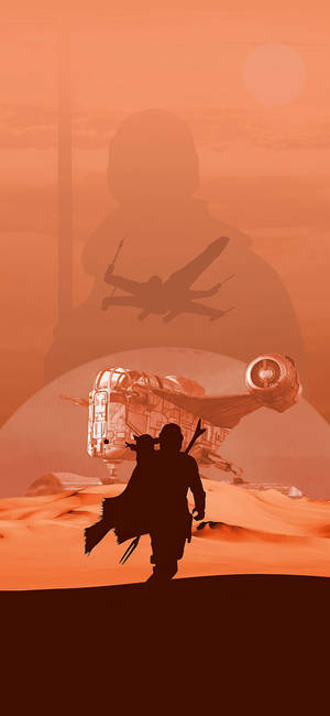 Silhuet Star Wars IPhone 6 Plus — Galaxy S26 Wallpapers
