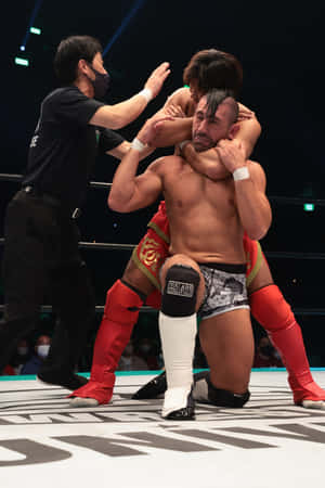 Simon Gotch versus Masakatsu Funaki National Championship V3 — Huawei MatePad 11.5 (2025) Wallpapers