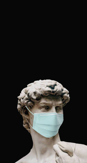 Sjov æstetisk græsk statue maske tapet — Sjov æstetik Wallpapers