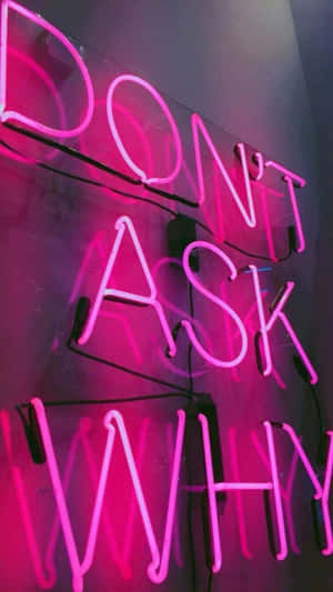 Neonlyserøde æstetiske billeder — Neon pink æstetik Wallpapers