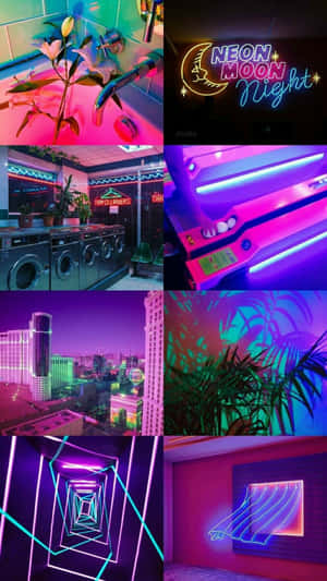 Neonlysæstetik-baggrund — Neon æstetik Wallpapers