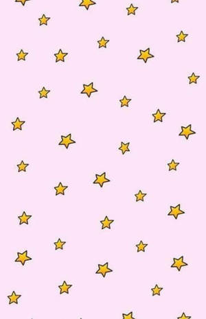 Lyserøde VSCO gyldne stjerner wallpaper — RedMagic Astra 2 Wallpapers