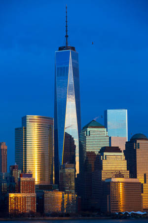 Skjult One World Trade Center — Huawei MatePad Wallpapers