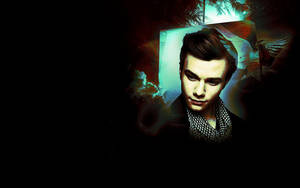 Mørk Chris Colfer-baggrund. — Ren Wallpapers