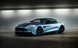 Slank Aston Martin Vanquish i bevægelse — Steam Deck Wallpapers