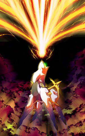 Eksploderende Ild-type Arceus telefonbaggrund. — Lenovo Legion Y700 AI Wallpapers