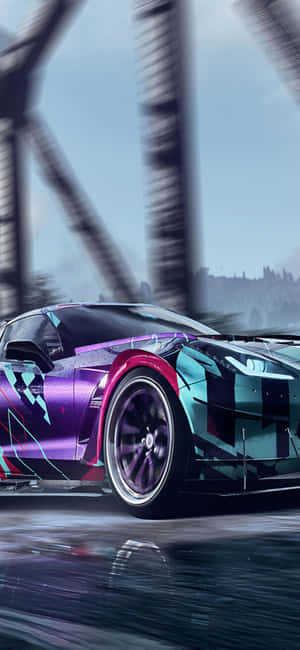 Iphone Xs Need For Speed Heat Baggrund — Galaxy S24 Wallpapers