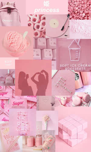 Pastelrosa æstetiske billeder — Pastel pink æstetik Wallpapers