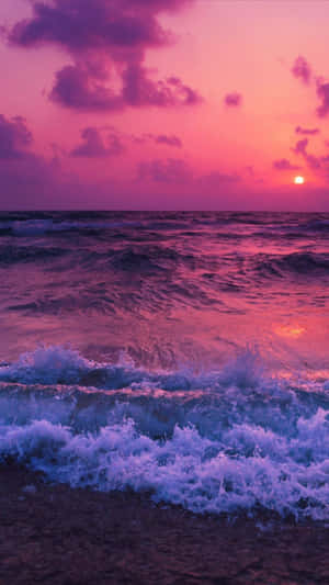 Smuk solnedgang bag bjergene — Smuk solnedgang Wallpapers