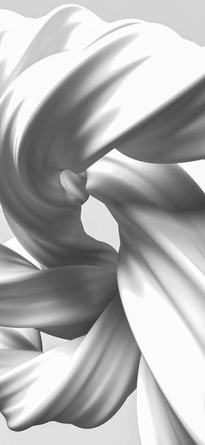 Snoet hvidt stof mobil 3D — iPhone 18 Pro Max Wallpapers