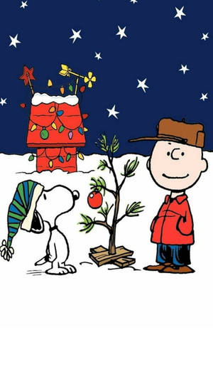 Snoopy juleaften baggrundsbillede
