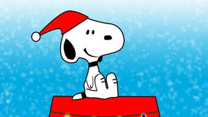 Snoopy julehue baggrundsbillede