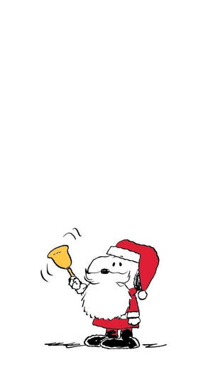 Snoopy julemandskostume baggrundsbillede