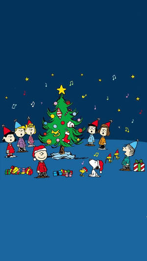 Snoopy julesang baggrund