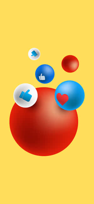 Iphone X Social Baggrund — Tecno Spark 40 Pro Wallpapers