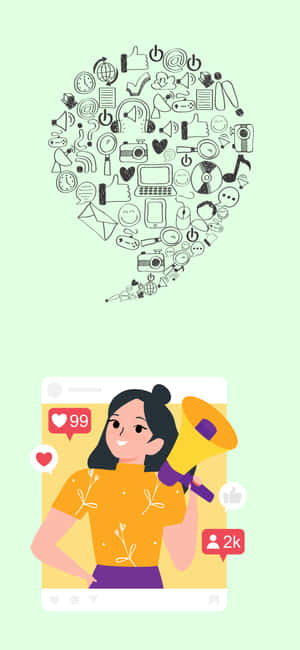 Iphone X Social Baggrund — IQOO 15T Wallpapers
