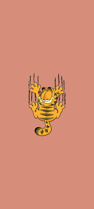 Sød æstetisk tegneserie Garfield — Honor Play 80 Pro Wallpapers