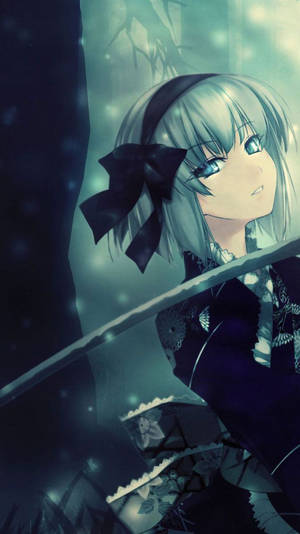 Sød anime iPhone-plakat baggrund — Anime iPhone Wallpapers