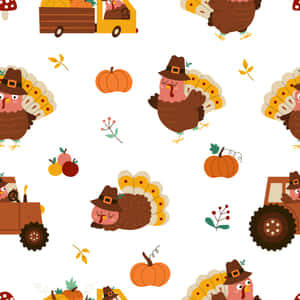Sød baggrund til Thanksgiving — Sød Thanksgiving Wallpapers