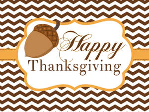 Sød brun kastanje til Thanksgiving