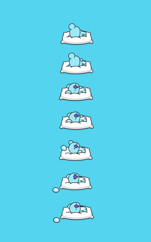 Sød BT21 Koya Sovende — RedMagic Tablet Wallpapers