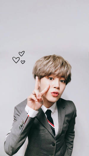 Sød BTS Jimin i uniform
