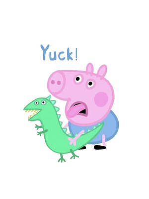 Sød dinosaurlegetøj Peppa Pig George