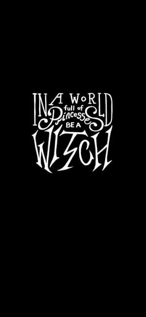 Sød hekse-typografi — iPhone 11 Wallpapers
