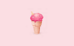 Sød lyserød hjerneis tapet — Sød pink Wallpapers