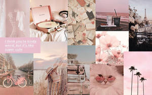Sød pastel solnedgangs moodboard