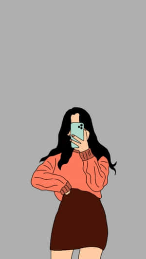 Sød pigefashion med et chic kant. — Sød piget Wallpapers