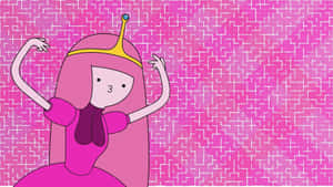 Sød Pink Kawaii Baggrund