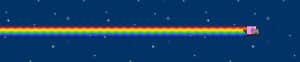 Pixel 3 Skærmbaggrund — Nyan cat Wallpapers