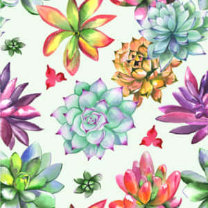 Sød sukkulent kunst tegning — Sej tegning Wallpapers