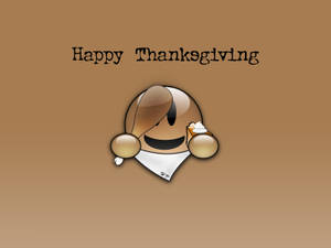 Sød Thanksgiving Brun Cupcake — Sød Thanksgiving Wallpapers