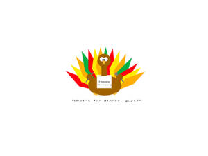 Sød Thanksgiving-kalkun kunst — Sød Thanksgiving Wallpapers