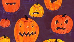 Søde æstetiske Halloween-græskar — Sød æstetisk halloween Wallpapers