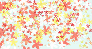 Søde pigeblomster — Sød piget Wallpapers
