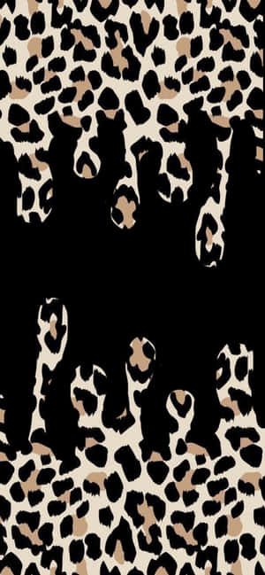 Cute Cheetah Print Pattern Drip — Huawei nova 16z Wallpapers